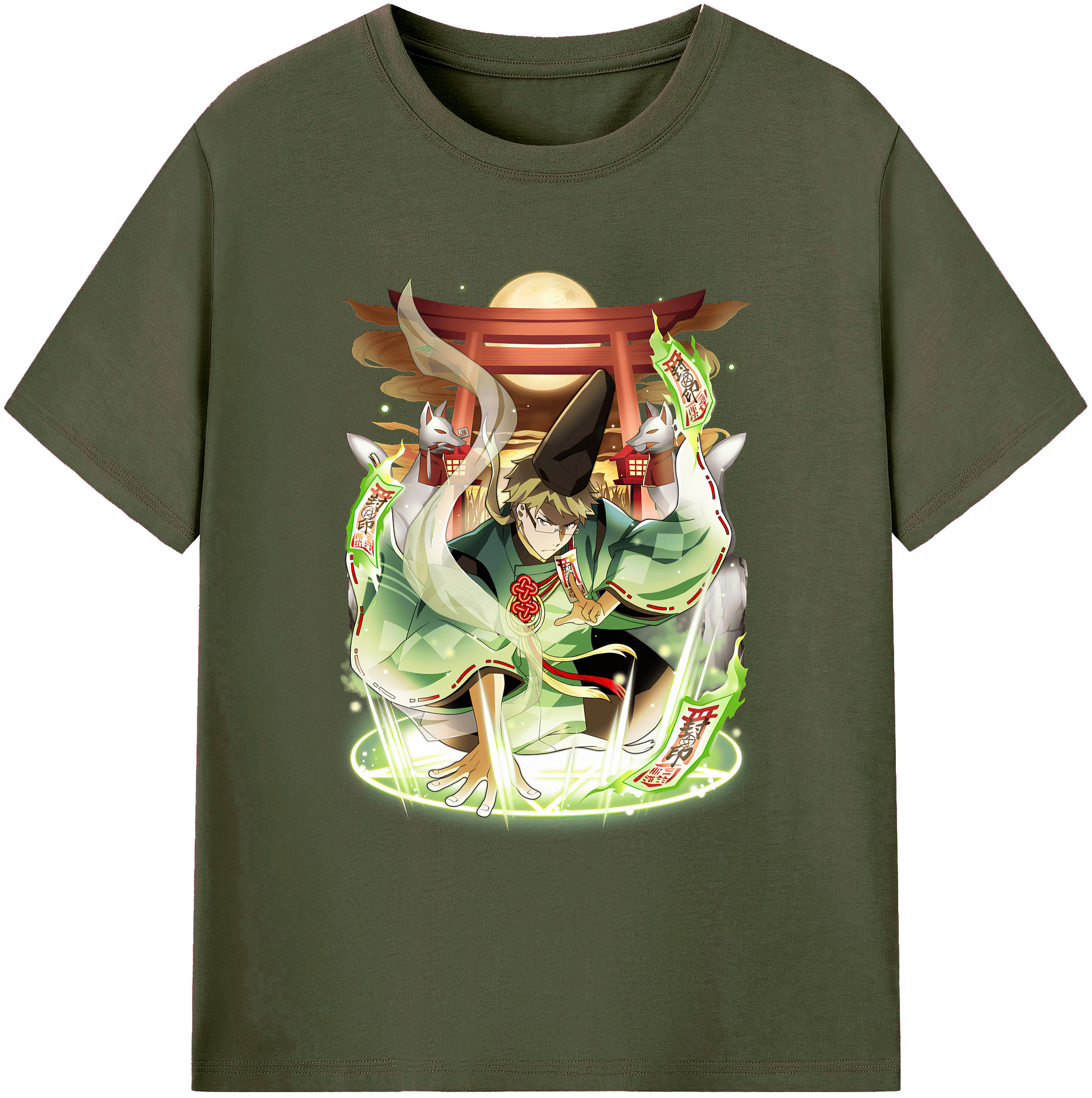 （画像用） 文豪ストレイドッグス Bungo Stray Dogs 綿100％ メンズ半袖Tシャツ｜肌触りやわらか＆通気性